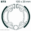 Preview: EBC 873 Premium Bremsbacken Motobecane 50 all mod. Leleu hub