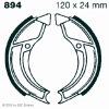Preview: EBC 894 Premium Bremsbacken Casal Mofas Trommel Durchmesser. 110mm