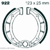 Preview: EBC 922 Premium Bremsbacken Sachs (Hercules) 80 Ultra AC