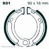 Preview: EBC 931 Premium Bremsbacken Puch MAXI 50 EXECUTIVE ( Guß Felgen / 1 Gang Automatik )