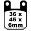 Preview: EBC SFA115 Scooter Bremsbeläge J.J. Cobas TR1