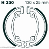 Preview: EBC H330G Premium Bremsbacken Water Grooved Honda CG 125 (M1/1)