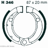 Preview: EBC H346 Premium Bremsbacken Quadzilla Micro Buggy MK11/111 (RV 50)