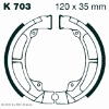 Preview: EBC K703 Premium Bremsbacken Kawasaki KLR 250 D2-D22
