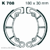 Preview: EBC K708 Premium Bremsbacken Kawasaki S2-A (350ccm)