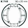 Preview: EBC K715 Premium Bremsbacken Kawasaki KLX 110 R (CDF)