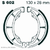 Preview: EBC S602G Premium Bremsbacken Water Grooved PGO T-Rex 125 (Wave Scheibe)