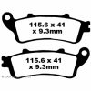Preview: EBC SFA281HH Scooter Goldstuff Bremsbeläge Honda FJS 600 (D4) (Silverwing) (ohne ABS)
