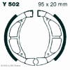 Preview: EBC Y502 Premium Bremsbacken Yamaha TT-R 90 M/N/P/R/ES/S/T/ET/EV/EW