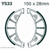 Preview: EBC Y533 Premium Bremsbacken Yamaha NXC 125 Cygnus X (5ML) 220mm Bremsscheibe