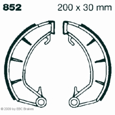 Preview: EBC 852 Premium Bremsbacken Norton Commando