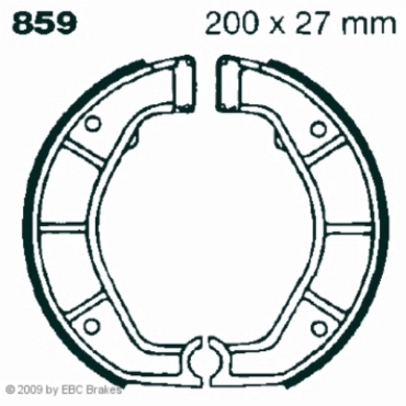 EBC 859 Premium Bremsbacken BMW R 100 PD