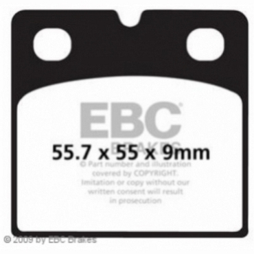 EBC FA018V V-Pads BMW R 45/45 N (VA eine Scheibe mit Brembo Bremssattel)