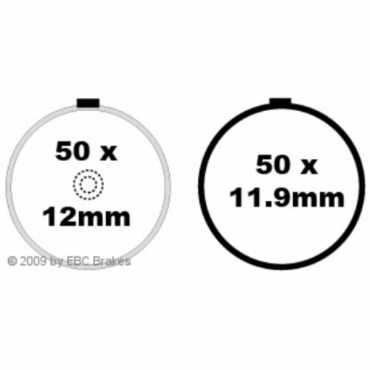 Preview: EBC FA038 Blackstuff Bremsbeläge Suzuki GS 1000 HC/EC/EN/SN