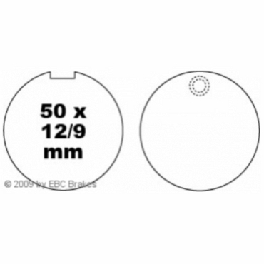 Preview: EBC FA055 Blackstuff Bremsbeläge Suzuki GT 750 K/L/M/A/B