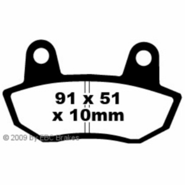 Preview: EBC FA090 Blackstuff Bremsbeläge Honda CB 650 (SCC) (Nighthawk)