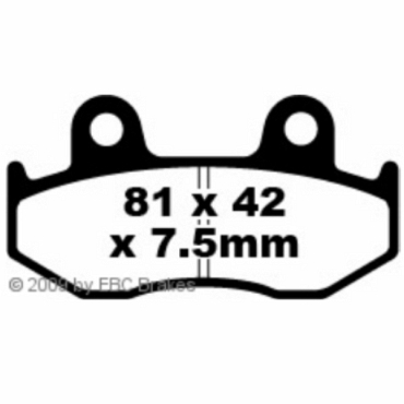 Preview: EBC FA092R Goldstuff Bremsbeläge Honda CR 125 (RG)
