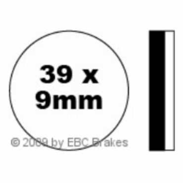 Preview: EBC FA100 Blackstuff Bremsbeläge Lambretta 175 TV II