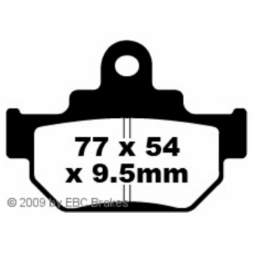 Preview: EBC FA106/2R Goldstuff Bremsbeläge Suzuki DR 600 RG/RH/SG/SH (SN41A)