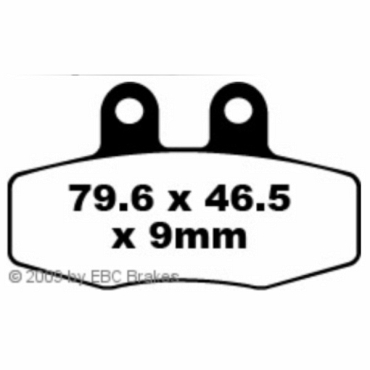 EBC FA132R Goldstuff Bremsbeläge KTM 250 D-XC/E-XC/E-GS