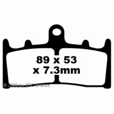 Preview: EBC EPFA188HH Extreme Pro Bremsbeläge Suzuki GSX 1400 K2/K3/K4/K5/K6/K7/FE