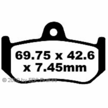 Preview: EBC FA320HH Goldstuff Bremsbeläge MV Augusta 998-F4 R