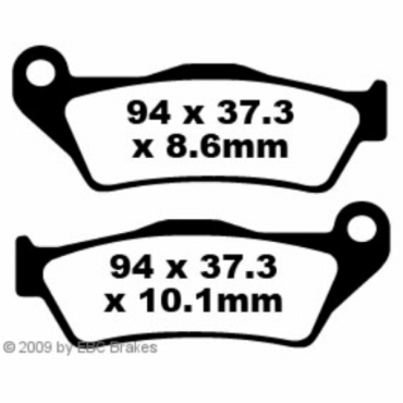 EBC FA363HH Goldstuff Bremsbeläge BMW R 1150 R Rockster