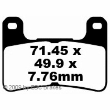 EBC FA379HH Goldstuff Bremsbeläge Kawasaki Z 1000 SX  (ZR 1000 HBF) ABS Modell