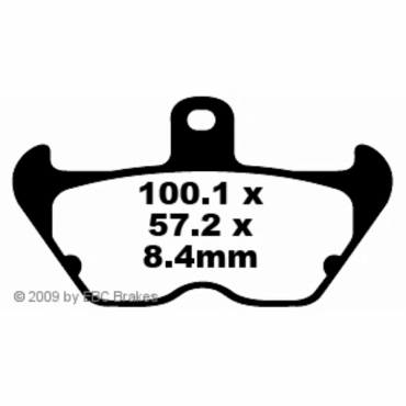 EBC FA407HH Goldstuff Bremsbeläge BMW R 1100 GS (ABS Modelle)