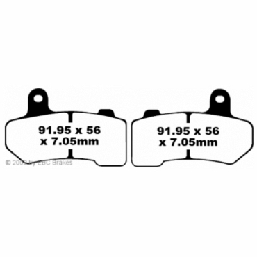 EBC FA409HH Goldstuff Bremsbeläge Harley Davidson® VRSCX V-Rod
