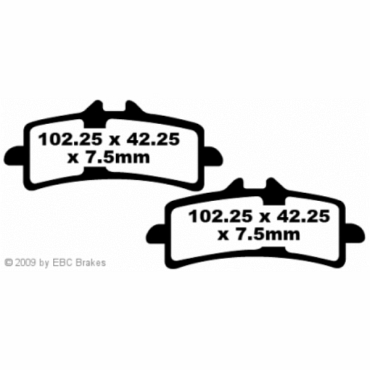 EBC GPFAX447HH Extreme Pro Rennbremsbeläge Ducati 1199 Panigale S (ABS)