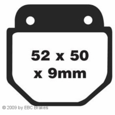 Preview: EBC FA486 Blackstuff Bremsbeläge Better BT 125-20