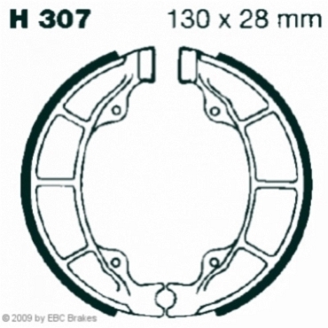 EBC H307G Premium Bremsbacken Water Grooved Polaris 50 Outlaw