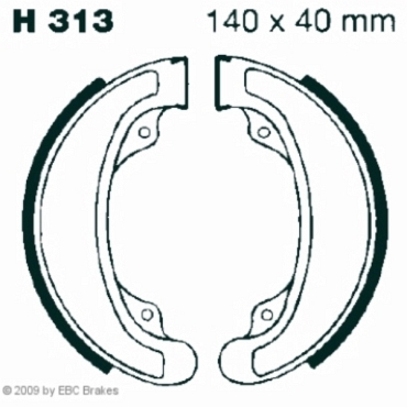 Preview: EBC H313 Premium Bremsbacken Honda CMX 450 (CH) (Rebel)