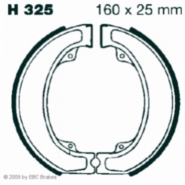 Preview: EBC H325 Premium Bremsbacken Honda CR 250 (RZ)