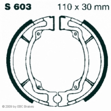 EBC S603 Premium Bremsbacken Hyosung FX 110 Midas - ECO/STD