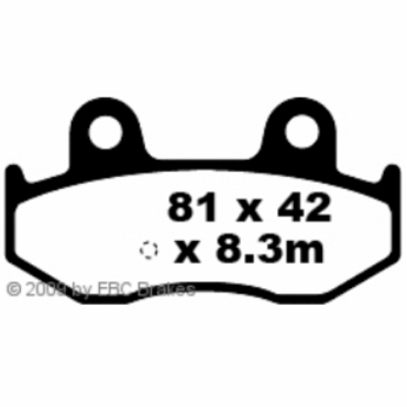 Preview: EBC SFA411 Scooter Bremsbeläge Suzuki AN 250 K3 Burgman (CJ43A)