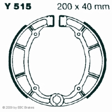 EBC Y515 Premium Bremsbacken Yamaha XV 1100 (Virago)